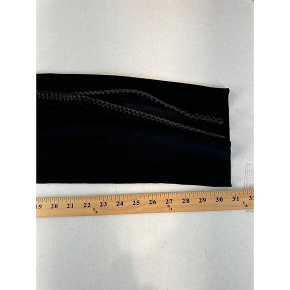 Tracy Evans Womens Black‎ Polyester & Spandex Pants  Side Zipper & Zigzag - Picture 9 of 11